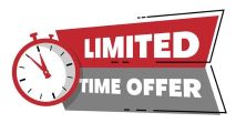 Limited time offer banner